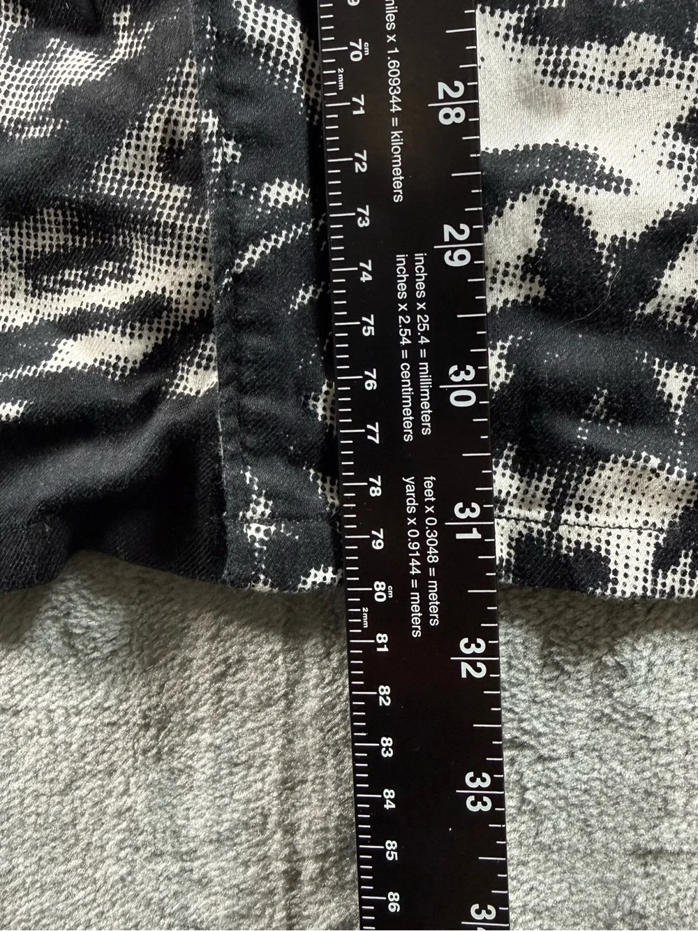 Levi's Black and White Halftone AO Palm Short Sleeve Hawaiian Button-Up Shirt XL